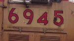 UP 6945 number board